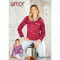 Sweaters in Amor Aran 9801
