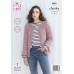 King Cole 5682 Ladies' Sweater and Cardigan in Subtle Drifter Chunky (leaflet)
