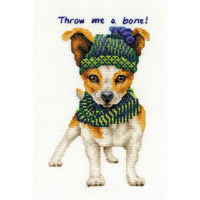 Jack Russell Counted Cross Stitch Kit by DMC