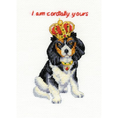 King Charles Cavalier Counted Cross Stitch Kit by DMC 
