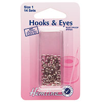 Hooks & Eyes Size 1
