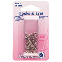 Hooks & Eyes Size 2 