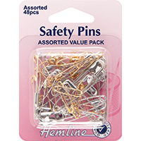 Safety Pins Assorted Value Pack