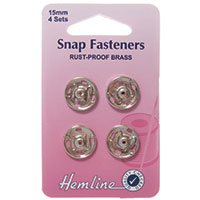 Snap Fasteners 15mm