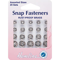 Snap Fasteners assorted sizes