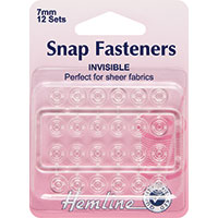 Snap Fasteners 7mm invisible