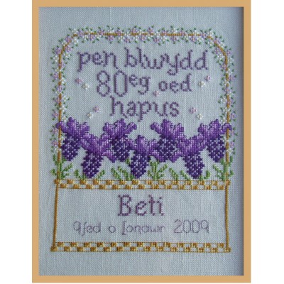 Penblwydd Lafant - Lavender Age birthday